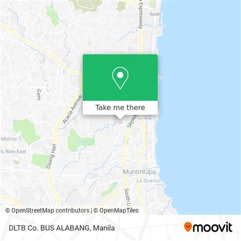 How to get to DLTB Co. BUS ALABANG in Muntinlupa by bus or .